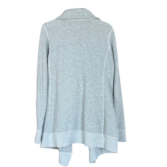 All Saints Mila Dahlia Sweatshirt Grey Zipper Oversized Cardigan Women's Size M - Picture 5 of 12